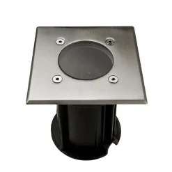 Spot LED Extérieur Encastrable Carré IP65 pour Ampoule GU10 - SILAMP