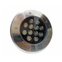 Spot LED Extérieur Encastrable IP65 220V Sol 12W 60 degrés - Blanc Chaud 2300K - 3500K - SILAMP