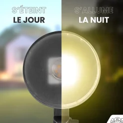Spot LED Extérieur x8 avec panneau solaire inclus