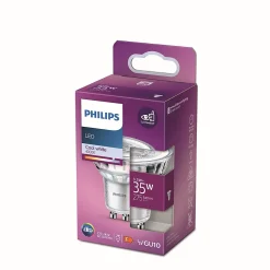Spot LED GU10 275lm 3.5W IP20 blanc froid Philips