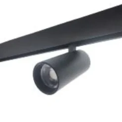 Spot LED sur Rail Magnétique - SILUMEN - 12W - Noir - Blanc Neutre 4200k - 5500k