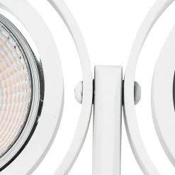 Spot moderne blanc 2 lumières - Master 70