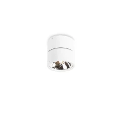 Spot moderne blanc rond orientable - Go Nine