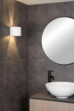 Spot mural AXI en métal avec LED intégré - Blanc - Lucide