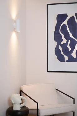 Spot mural BONDI en aluminium avec 2xGU10 - Blanc - Lucide