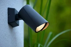 Spot mural MANAL en aluminium avec LED intégré - Anthracite - Lucide