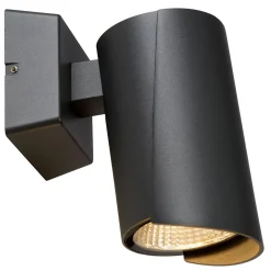 Spot mural MANAL en aluminium avec LED intégré - Anthracite - Lucide