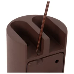 Spot mural YORK en aluminium avec LED intégré - Rouille - Lucide