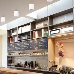 Spot Plafond en Saillie Blanc IP54 pour Ampoule GU10 - SILAMP