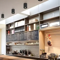 Spot Plafond en Saillie Noir IP54 pour Ampoule GU10 - SILAMP