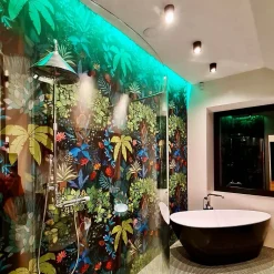 Spot plafonnier tube GU10 IP65 métal blanc étanche design Faro XL Light Prestige