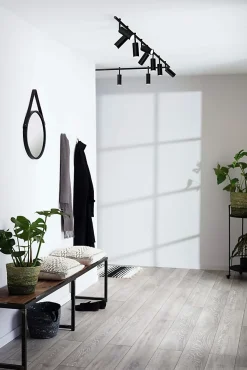 Spot rail 2 cylindres GU10 7W métal noir 50 cm - Markslöjd - Expand