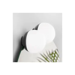 Spot salle de bain LED noir 9 cm SCARLETT