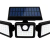 SPOT SOLAIRE 3 TETES AVEC IR 8W 800LM