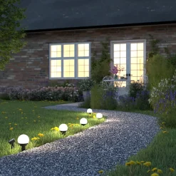 Spot solaire extérieur à piquer 5 têtes IP44