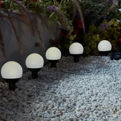 Spot solaire extérieur à piquer 5 têtes IP44