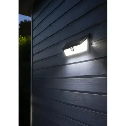 Spot solaire mural très éclairant avec détecteur de présence- Longueur 29,8cm- 300 Lumens maxi