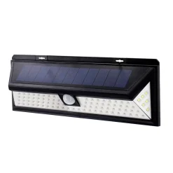 Spot solaire mural très éclairant avec détecteur de présence- Longueur 29,8cm- 300 Lumens maxi