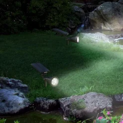 Spot solaire projecteur SPIKY Blanc froid 100LM