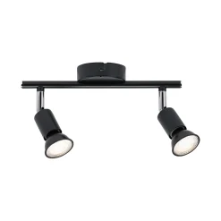 Spotlight Carolina IP44 GU10 230V max. 2x10W gradable Anthracite Chrome