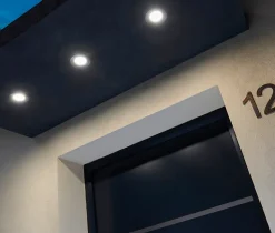 Spots à encastrer Boze LED intégrée 345lm 4.7W IP65 GoodHome chrome