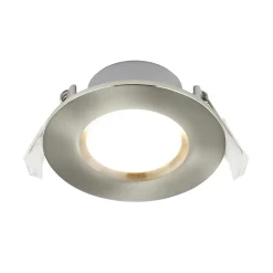 Spots à encastrer Boze LED intégrée 345lm 4.7W IP65 GoodHome chrome