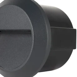 Spots à encastrer Sham LED intégrée 148lm 4.4W IP54 GoodHome gris anthracite