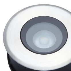 Spots Brockton LED intégrée 350lm IP65 et IP67 GoodHome chrome