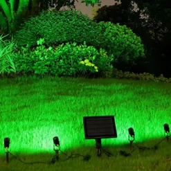 Spots Solaires Connectés à piquer RGB IP44 (Lot de 4) - SILAMP