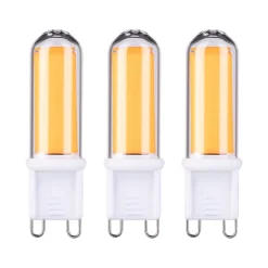 Standard 230 V Culot à ergots LED G9 Kit de 3 3x470lm 3x4,6W 2700K Clair