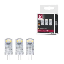 Standard 12 V Culot à ergots LED G4 Kit de 3 3x200lm 3x1,8W 2700K Clair