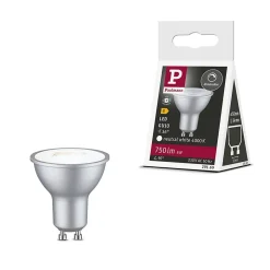 Standard 230 V Réflecteur LED GU10 750lm 8W 4000K gradable Chrome mat