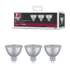 Standard 12 V Réflecteur LED GU5,3 Kit de 3 3x450lm 3x6W 2700K Chrome