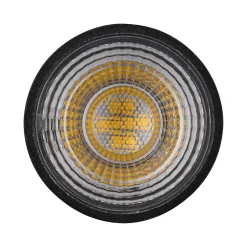 Standard 230 V Réflecteur LED GU10 460lm 7W 4000K gradable Noir mat