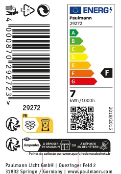 Standard 230 V Réflecteur LED GU10 Détecteur de mouvement crépusculaire (HF) 550lm 7W 2700K Blanc dépoli