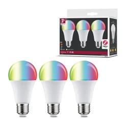 Standard 230 V Smart Home Zigbee 3.0 Ampoule LED E27 3x1055lm 3x11W RGBW+ gradable Dépoli