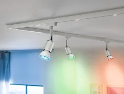 Standard 230 V Smart Home Zigbee 3.0 Réflecteur LED GU10 350lm 4,8W RGBW+ gradable Blanc dépoli