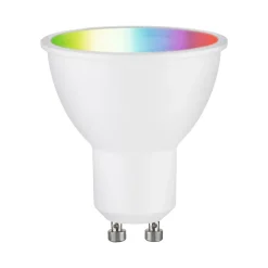 Standard 230 V Smart Home Zigbee 3.0 Réflecteur LED GU10 350lm 4,8W RGBW+ gradable Blanc dépoli