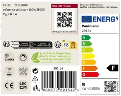 Standard 230 V Smart Home Zigbee 3.0 Sphérique LED E14 3x470lm 3x5W RGBW+ gradable Dépoli