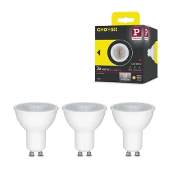 Standard 230 V 3-Step-Dim Réflecteur LED GU10 Choose 3-Step-Dim GU10 230V 3x460lm 3x6,5W 2700K gradable Blanc