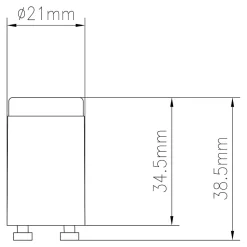 Starter pour réglette lumineuse LED Jacobsen L.45cm 6W/24W