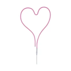 Strip USB Neon Colorflex 10lm 4,5W 5V blanc coeur rose Paulmann 1m