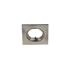 Support carré pour spot encastrable Ares IP20 ⌀8,5xH.2,8cm métal chrome GoodHome