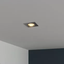 Support carré pour spot encastrable Ares IP20 ⌀8,5xH.2,8cm métal chrome GoodHome