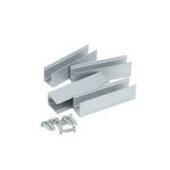 Support de Fixation Aluminium pour Néon LED Flexible 220V (Pack de 50) - SILAMP