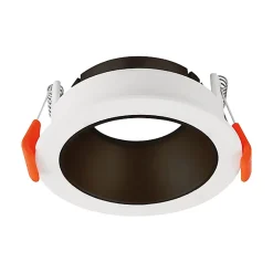 Support de spot Beta R1 rond blanc/noir MR16 GU10/GU5.3