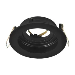 Support de spot Beta R3 rond noir MR16 GU10/GU5.3