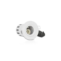 Support de Spot LED Encastrable + Douille GU10 Etanche IP65 90mm - perçage 73mm