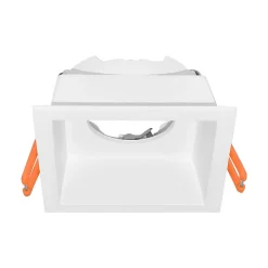 Support de spot Tetra S2 carré blanc MR16 GU10/GU5.3