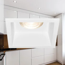 Support de spot Tetra S2 carré blanc MR16 GU10/GU5.3